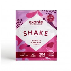 Exante Diet Meal Replacement Shake, Cherries & Berries, Single Serving Sachet Exante Diet Meal Replacement Shake, Cherries & Berries, Single Serving Sachet