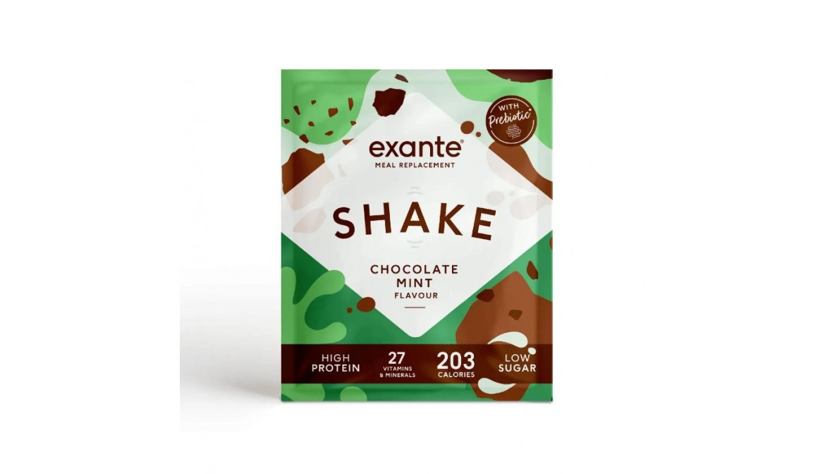 Exante Diet Meal Replacement Shake, Chocolate Mint, Single Serving Sachet