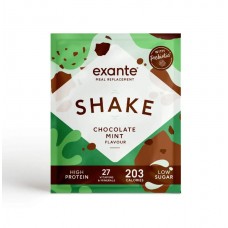 Exante Diet Meal Replacement Shake, Chocolate Mint, Single Serving Sachet Exante Diet Meal Replacement Shake, Chocolate Mint, Single Serving Sachet