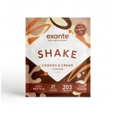 Exante Diet Meal Replacement Shake, Cookies & Cream, Single Serving Sachet Exante Diet Meal Replacement Shake, Cookies & Cream, Single Serving Sachet