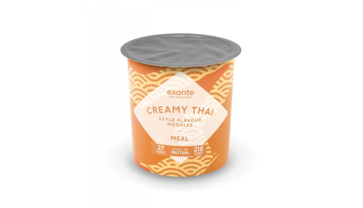 Exante Meal Replacement Creamy Thai Noodles Pot Meal